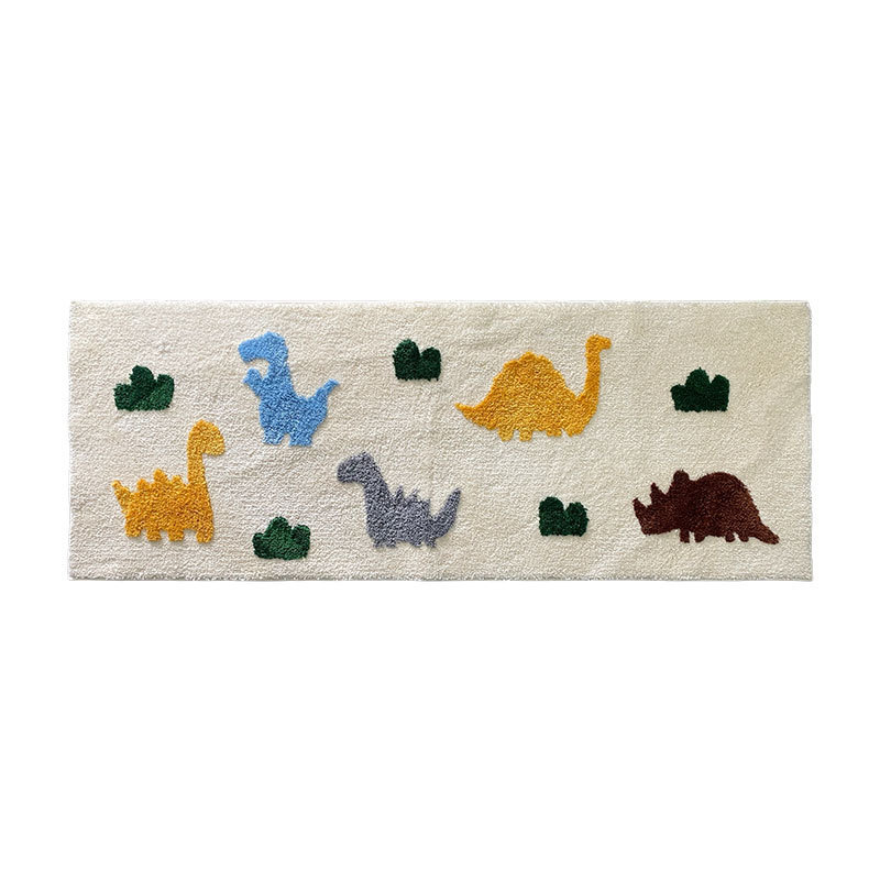 浴室地垫植绒地毯长方形卧室簇绒地毯客厅吸水苔藓地毯