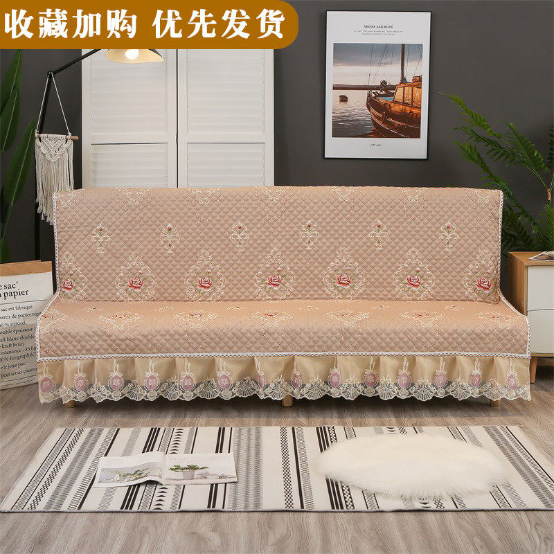 可折叠沙发床套罩无扶手沙发垫四季通用防滑简易三人单人小型新品