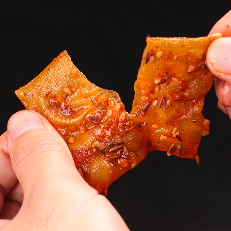思乡山泡泡干平江豆干小零食湖南特产辣条辣片豆腐皮小吃香辣豆皮