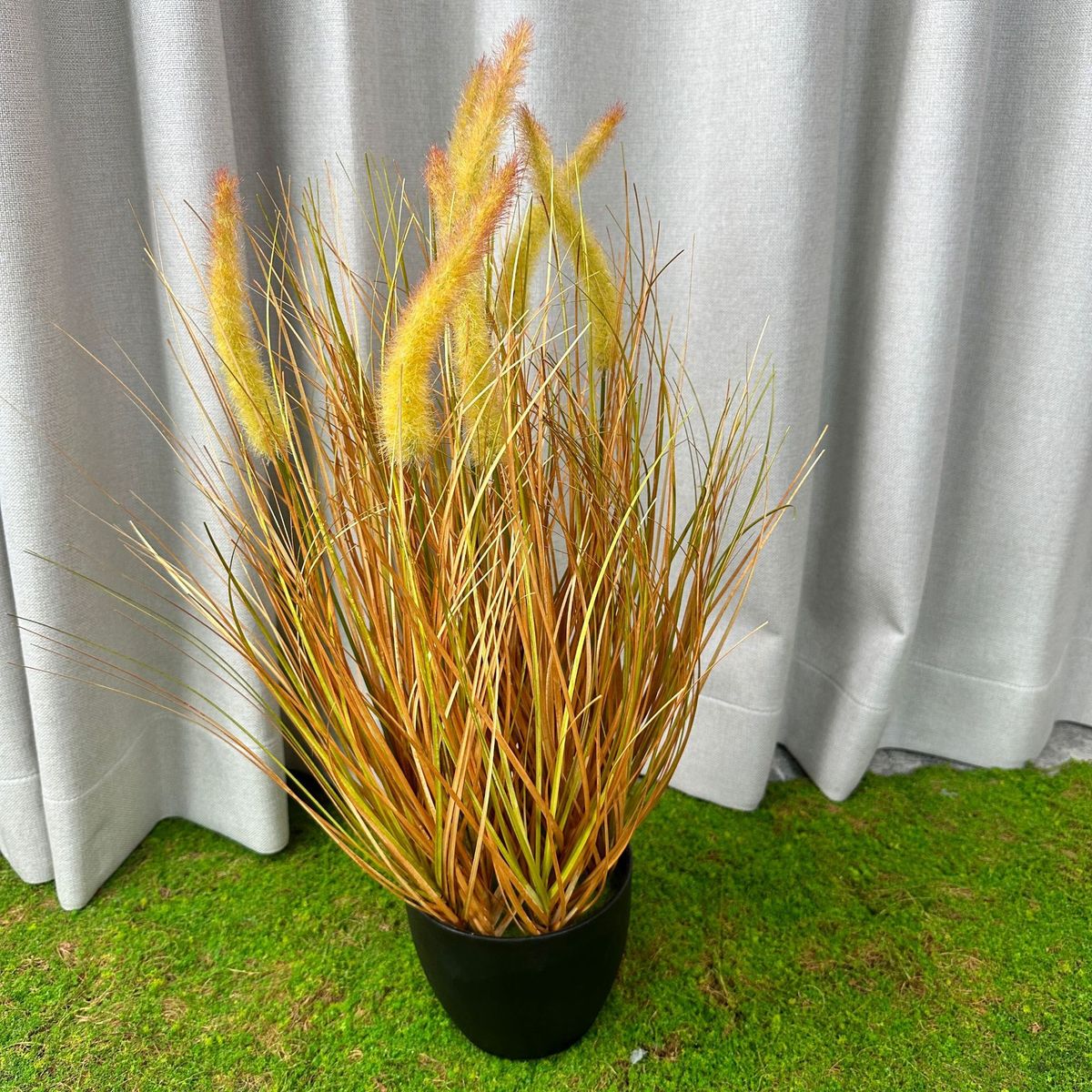 仿真落地苇草狗尾巴草景观造景橱窗芦摆件北欧仿真绿植装饰花艺