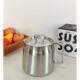 加厚304不锈钢滤油壶过滤油灌壶不锈钢滤壶储油灌厨房家用油油罐