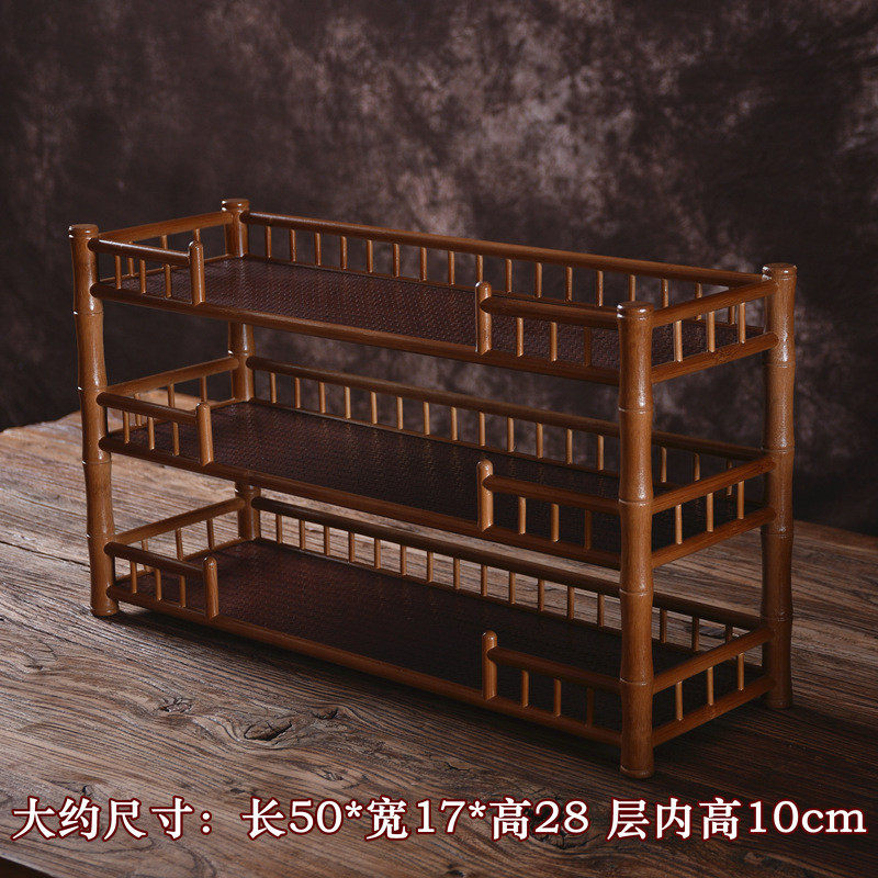 3zby批发中式禅意复古竹制席面杯架茶壶架茶托茶棚竹双层功夫茶,住宅家具,多宝格/博古架,淘宝优惠券,粉丝福利购,淘宝优惠卷