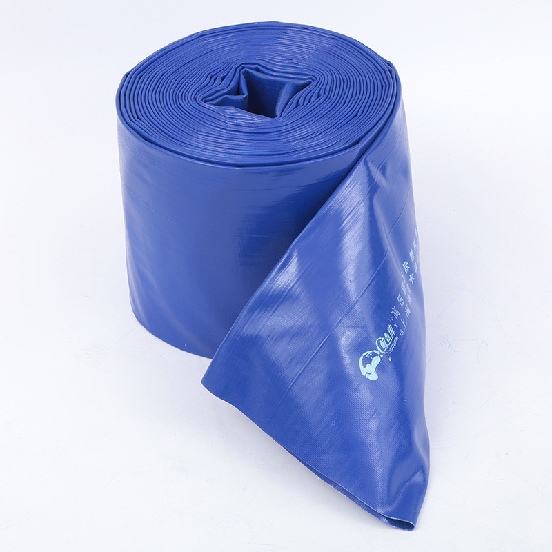 8寸涂塑农用水带高分子工业农业浇地涂塑蓝水带灌溉软管水带
