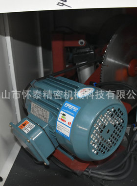 ht45度全铝衣柜门双头一体机45°双切角锯护角锯355双头锯切角机