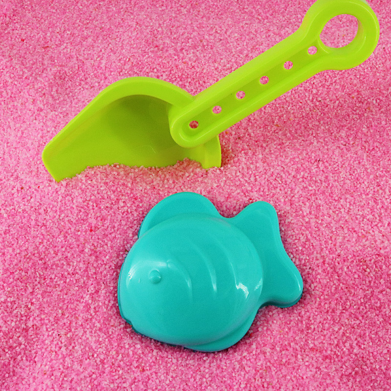 烧结砂厂家批发网红粉色人造沙滩沙染色彩砂景区彩色彩砂子造景