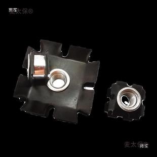 热销M8正方形梅花弹片螺母免焊接管内连接件内置嵌件四方管用弹麦
