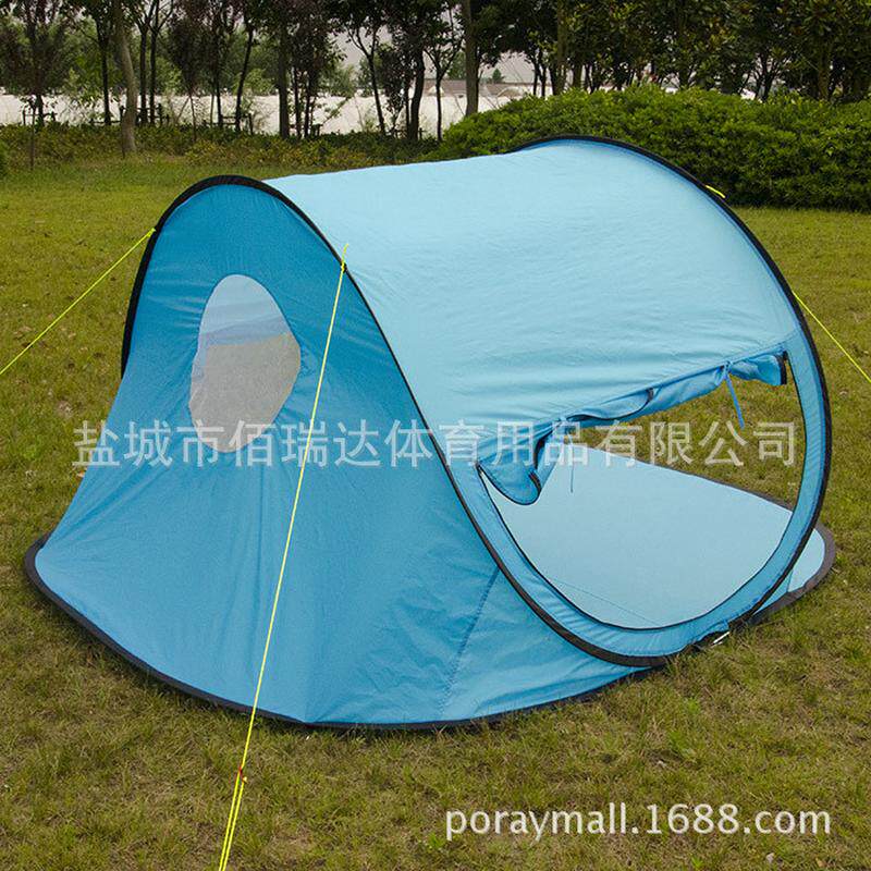 超大款可折叠速开遮阳帐篷钓鱼沙滩帐篷户外情侣双人沙滩帐篷防晒