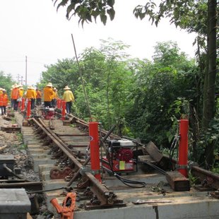 热销ycqbj-4型道岔铺换机组 四拖十六铺道岔换机组 道岔铺换设备