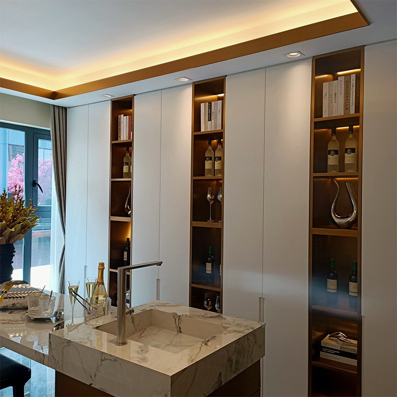 金属滴永厂家直销制造楼盘小区不锈钢板材可以承接装饰工程加工