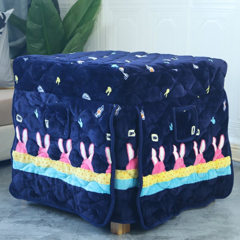 s*烤火罩正方形桌罩套取暖电炉罩烤火桌布新款冬季加厚家用烤火被