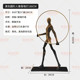 创意人形雕塑落地大摆件展厅抽象售楼处艺术摆件客厅轻奢落地灯