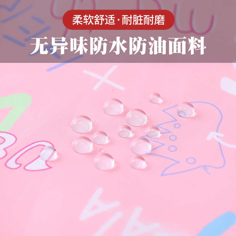 新款防水耐脏工作服外套家用厨房长袖罩衣时尚围裙成人正穿男