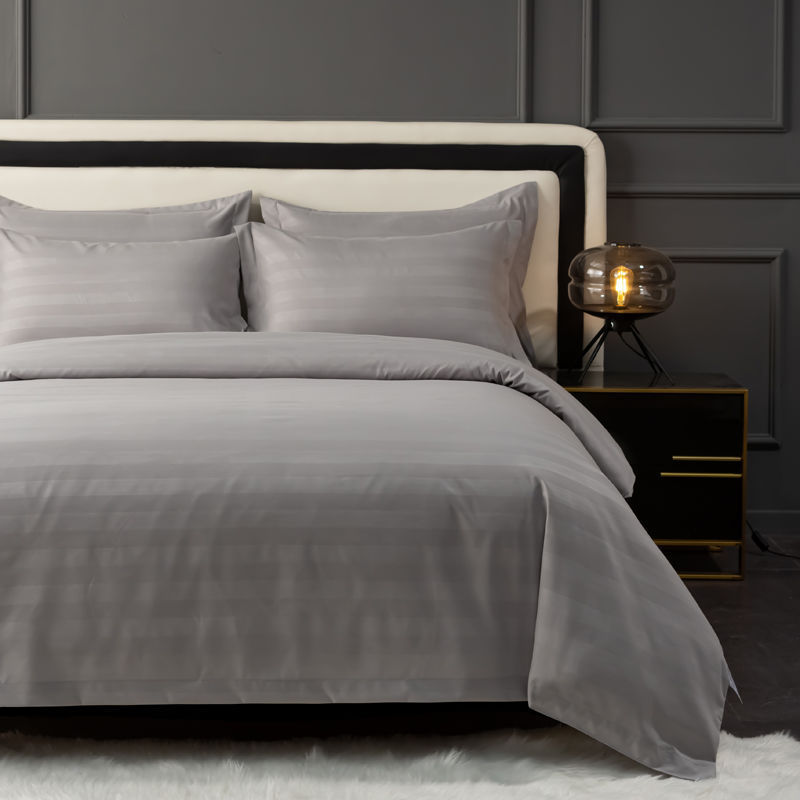 酒店四件套加厚民宿房布草三件套客房宾馆酒店床笠白色被套