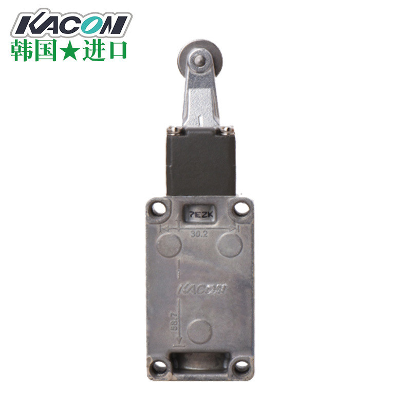 现货Kacon/凯昆ZXL-702防水行程开关滚轮手柄铝合金限位开关