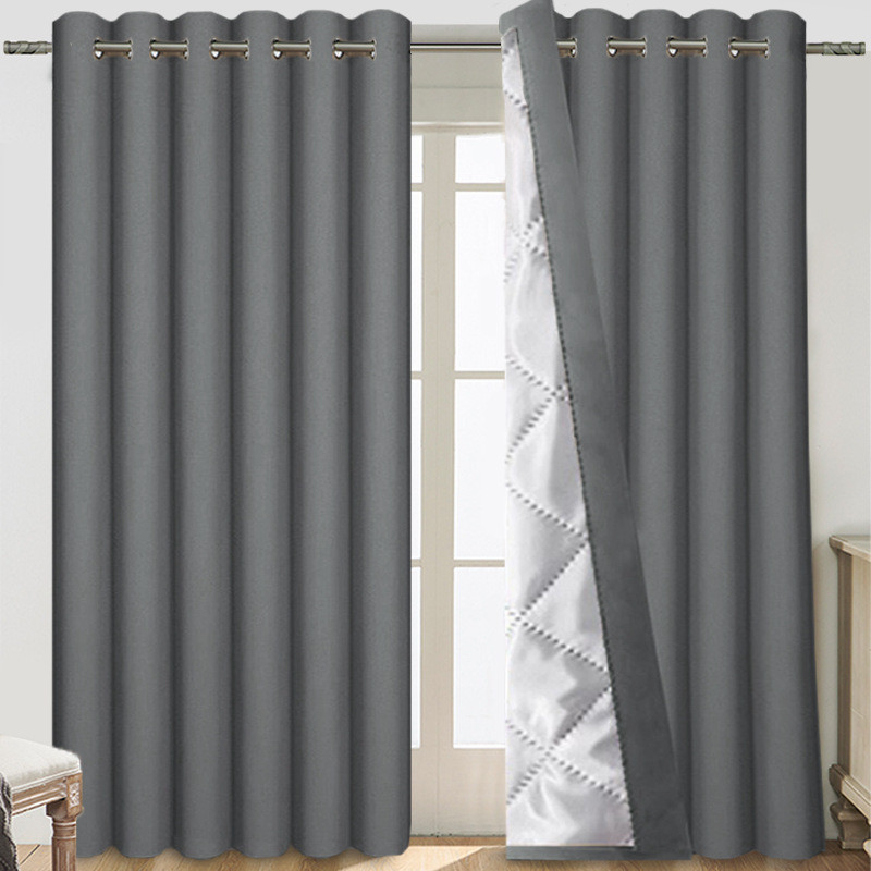 超强隔音窗帘遮光2024新款免打孔安装卧室专业临街马路全静音降噪