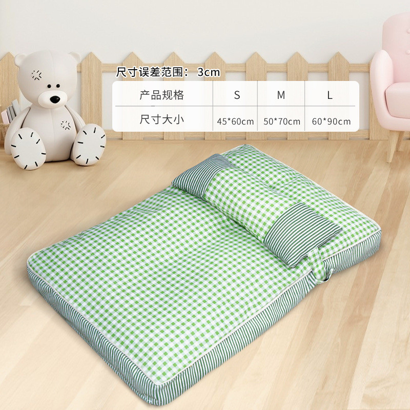 猫咪可垫子小猫睡觉床垫宠物睡垫可拆洗机洗柔软带枕头保暖窝