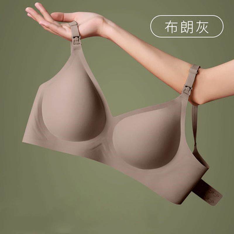 哺乳内衣夏季薄款嫚高端防下垂聚拢美背母乳熙期孕妇哺乳文胸批发