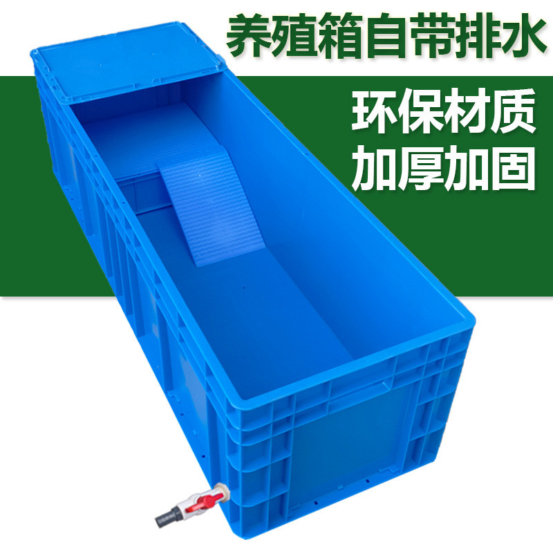 热销鱼盒乌龟缸水族箱塑料箱专用箱乌龙鱼缸号塑料大型养盒箱鱼箱