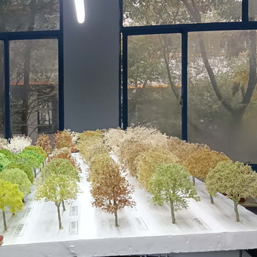 热销模型模型树植物树丝绵树合集建筑沙盘景观仿真直销