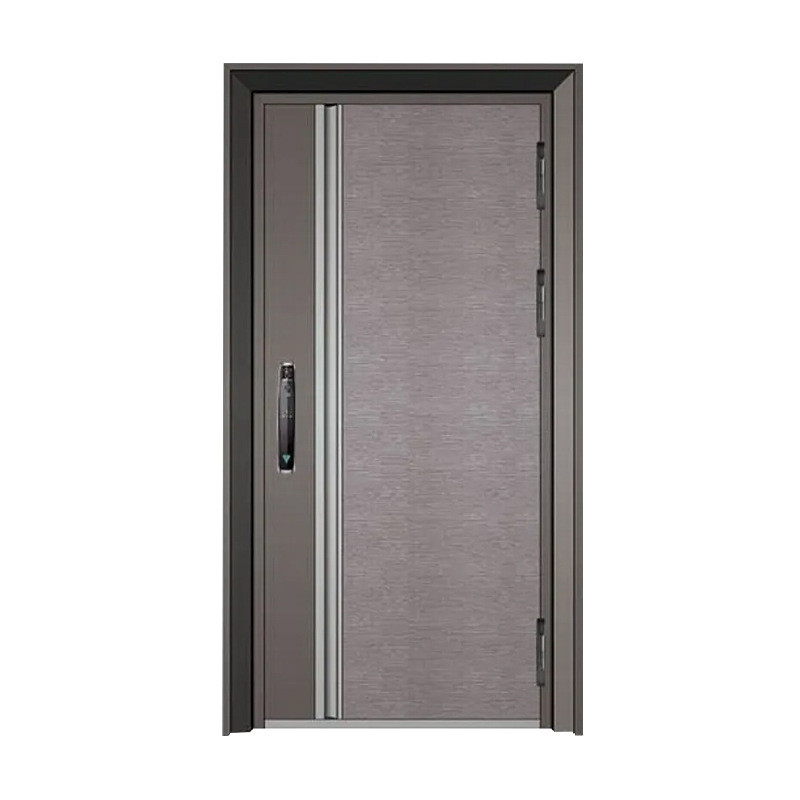 热销工厂直销门烤漆不锈钢入户大门现代轻奢韩式门别墅家用韩式静