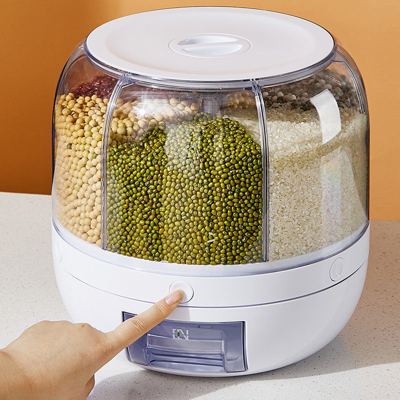 米桶用分格五谷杂粮分类储米箱防虫防潮密封米缸收纳盒自动出米,厨房/烹饪用具,米桶/米缸,淘宝优惠券,粉丝福利购,淘宝优惠卷