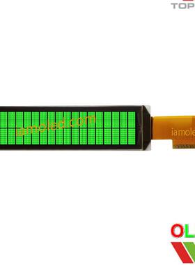 热销2.93英寸断码字符型oled液晶显示屏绿色绿色拓微topwin科技大