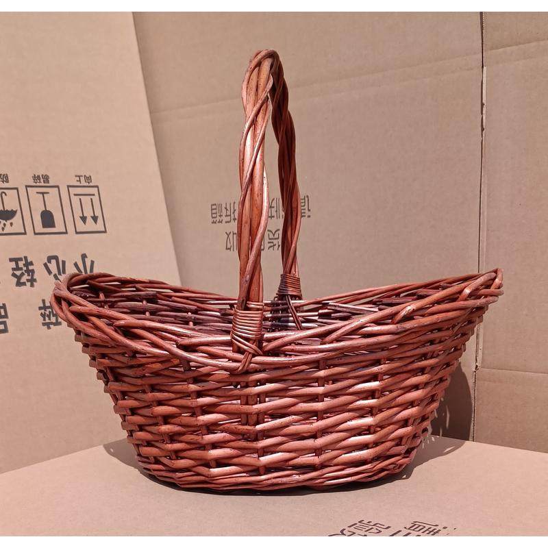 柳编水果篮包装送礼品篮子手提鸡蛋篮礼品篮藤编篮野餐篮购物篮,收纳整理,橱柜收纳筐,淘宝优惠券,粉丝福利购,淘宝优惠卷
