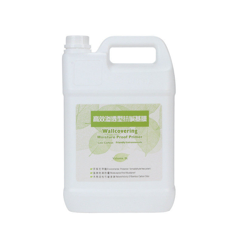 5l基膜乳白色胶防霉墙纸基膜防潮基膜墙布专用5l壁画专用基膜胶