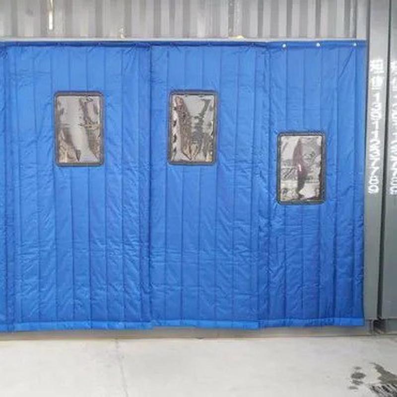 家用棉门帘隔音加厚防寒保暖隔断帘免打孔商用冬季保温挡风帘