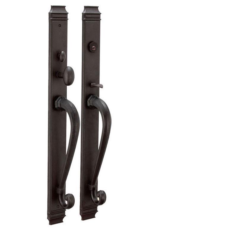 古铜黑色仿古好双开入户大门锁实木大门锁台湾泰大lc938ob/cfb