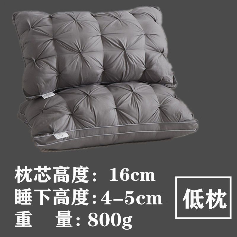 枕头双人工厂直销】品质枕芯酒店枕芯一对装【家用枕助睡眠单人