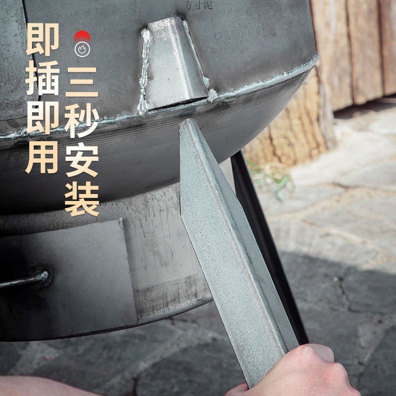 新款柴火炉农村柴火灶家用烧柴加厚土锅灶便携可移动小型户外野外