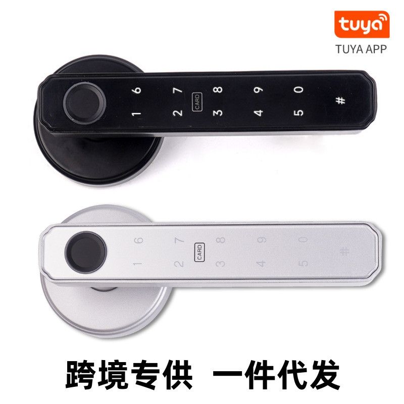 厂家供应木门智能锁一握开可替换家用球形电子锁室内密码锁指纹锁