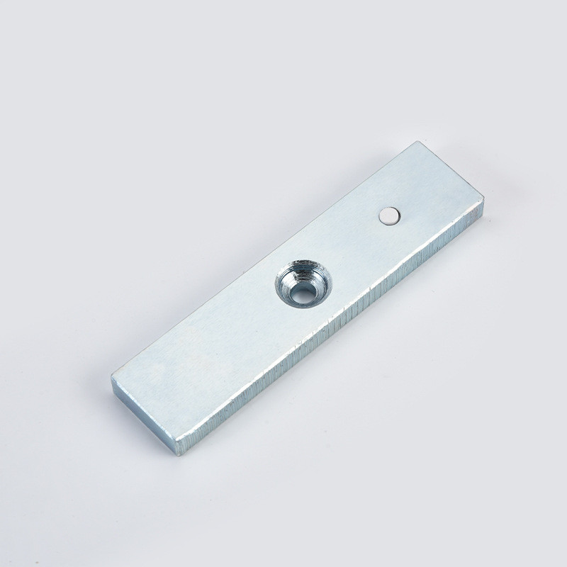 180kg双门电磁锁12V电子锁铝合金电控锁嵌入式磁力锁门禁