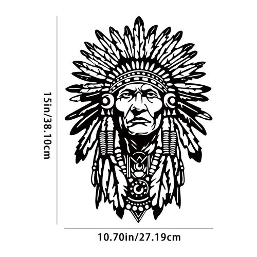 美洲原住民艺术金属印第安人壁挂铁艺工艺品墙上家居客厅挂件挂饰