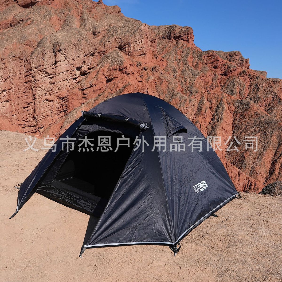 户外帐篷双层保暖防暴雨专业登山徒步帐超轻露营帐篷杆野外铝