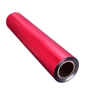 红色过塑烫金纸烫金膜纸张烫覆膜包装盒礼品盒塑料通用型电化铝