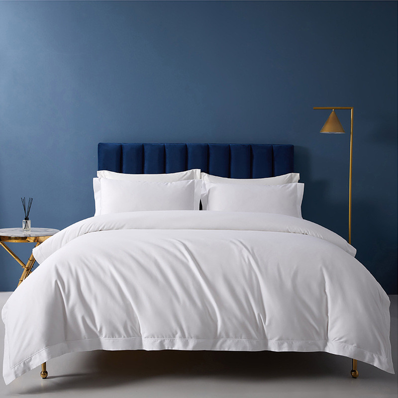 酒店布草四件套全棉60支酒店五星级贡缎民宿床上用品床单被套定制