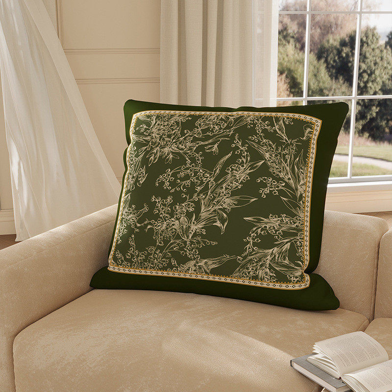 美式客厅沙发靠垫抱枕套罩正方形大号靠枕床头可拆洗大靠背60x60
