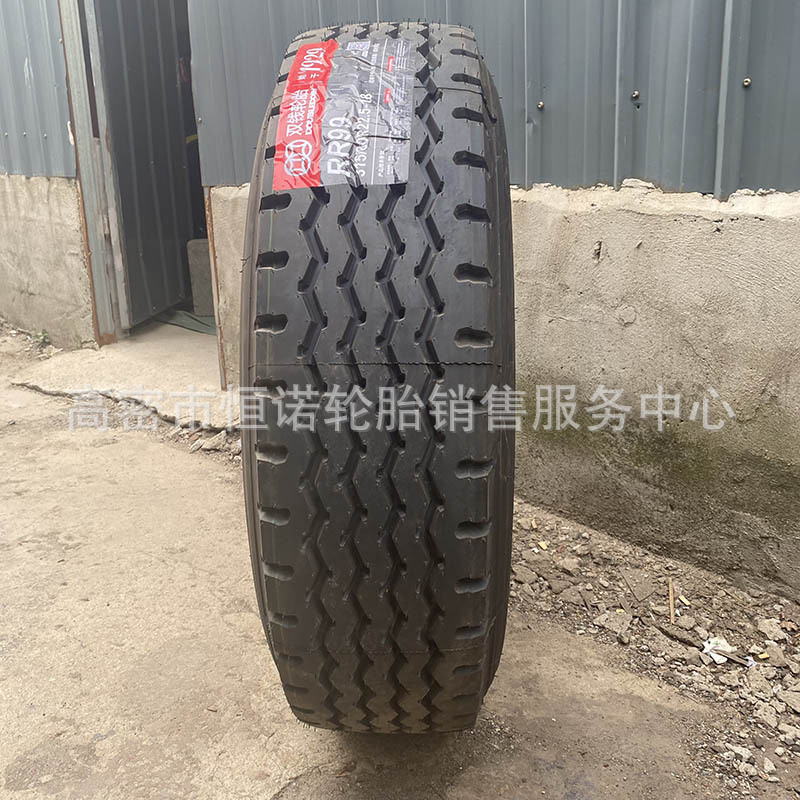 热销全钢丝卡真空客车轮胎双钱315/80r22.5平板车轮胎rr99花纹18