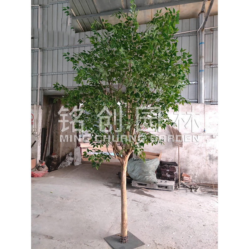铭创多款仿真榕树玻璃钢榕树人造阻燃仿真造型树景观假树定制
