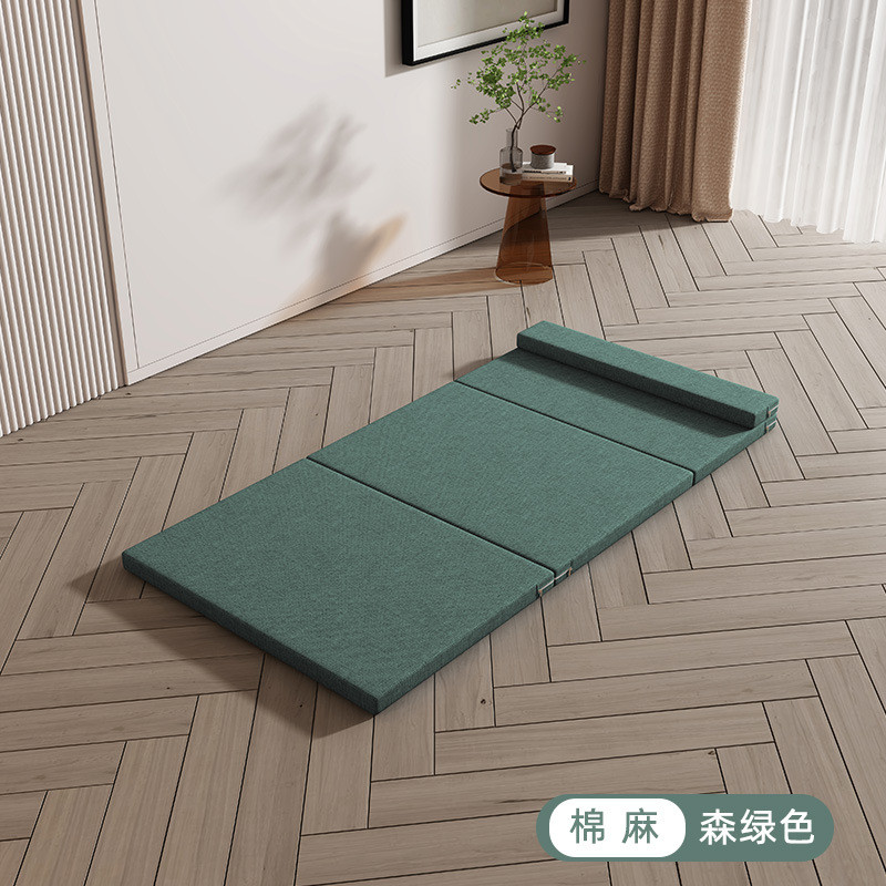 btv4海绵宿舍睡觉防潮午休睡垫子办公室地垫便携可折叠户外家用打