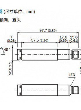 热销德国sick光轴安全光栅6027340/l40e-21ma1a圆柱形轴向西克ip6