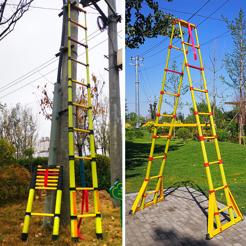 热销绝缘关节梯伸缩梯绝缘梯工程梯