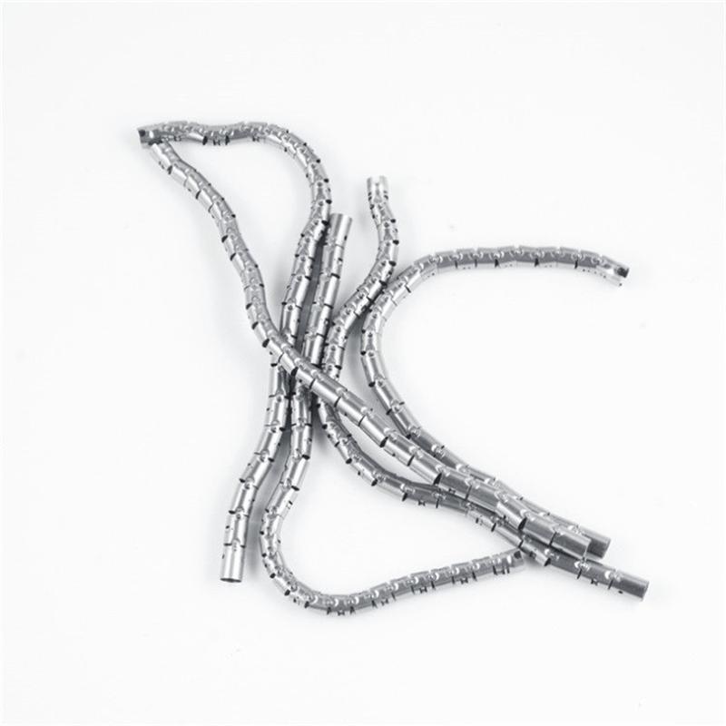 304不锈钢空心封口扩口加工定尺切割无毛刺毛细管圆管卫生级钢管