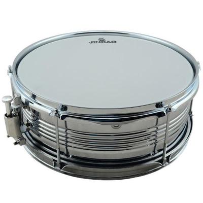 热销津宝架子鼓小军鼓jbs1051不锈钢小军鼓队背带送鼓鼓棒（不含