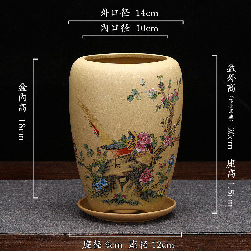 紫砂兰花盆窝口贴花不掉色君子兰春蕙兰建兰绿植园艺花卉绿萝批发,鲜花速递/花卉仿真/绿植园艺,花盆,淘宝优惠券,粉丝福利购,淘宝优惠卷