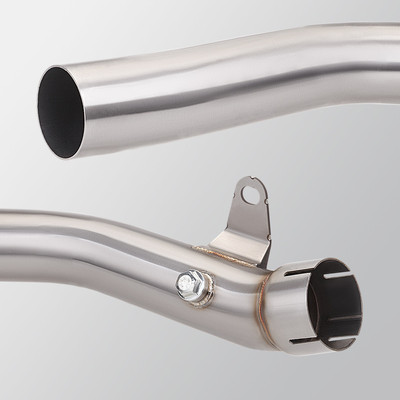 热销zx10r去不锈钢中段排气管鼓耐高温接原厂尾段无损安装2011-20