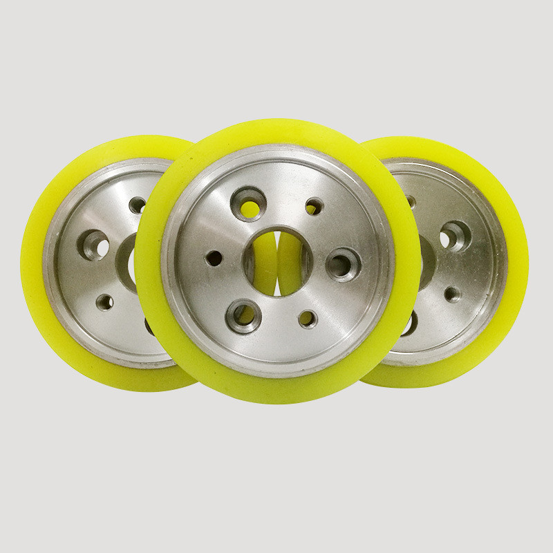 厂家胶轮聚氨酯包胶轮四面刨富豪六孔批发聚氨酯胶轮聚氨酯异形件