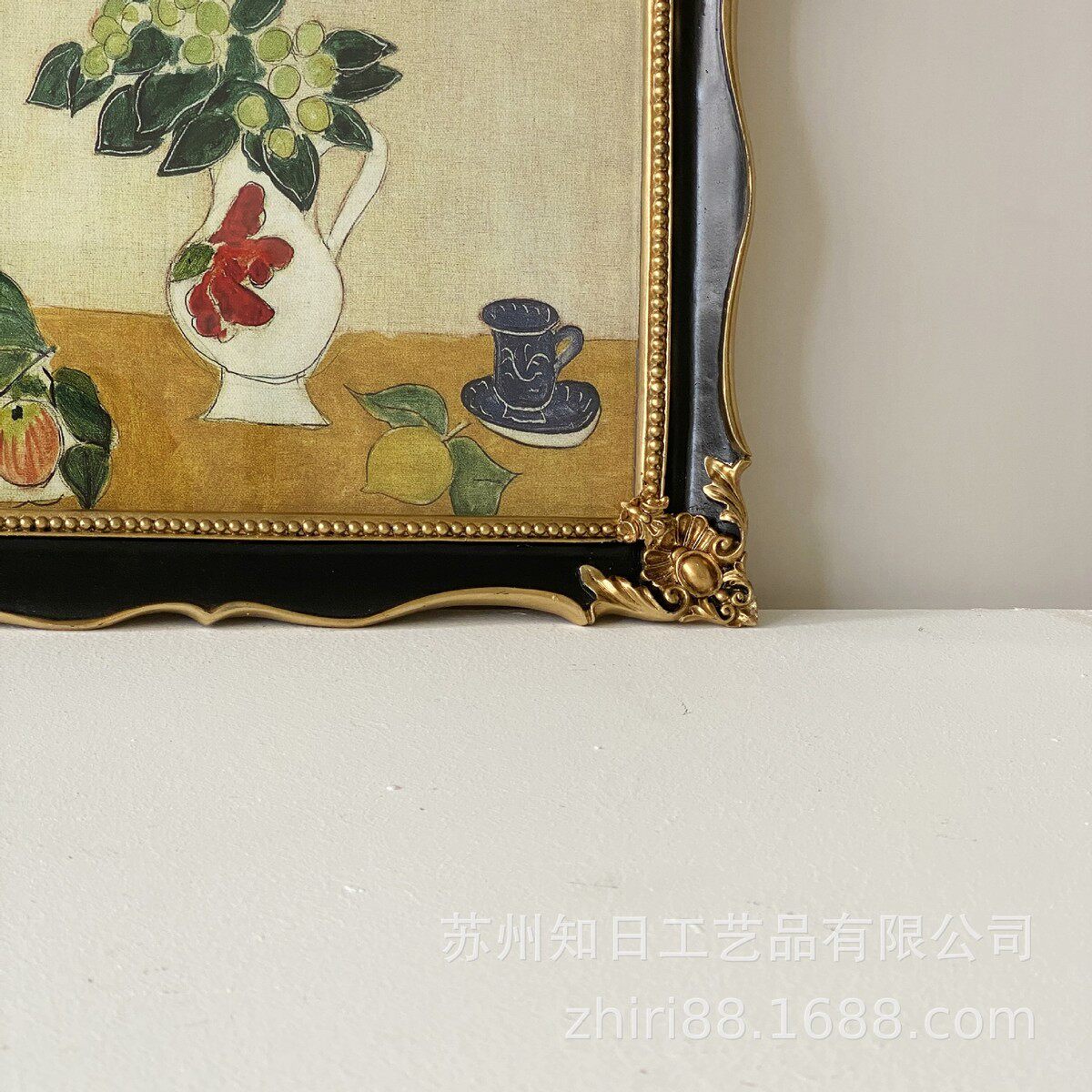 美式雕花树脂相框欧式古典宫廷大尺寸油画框背景墙组合装饰画挂画